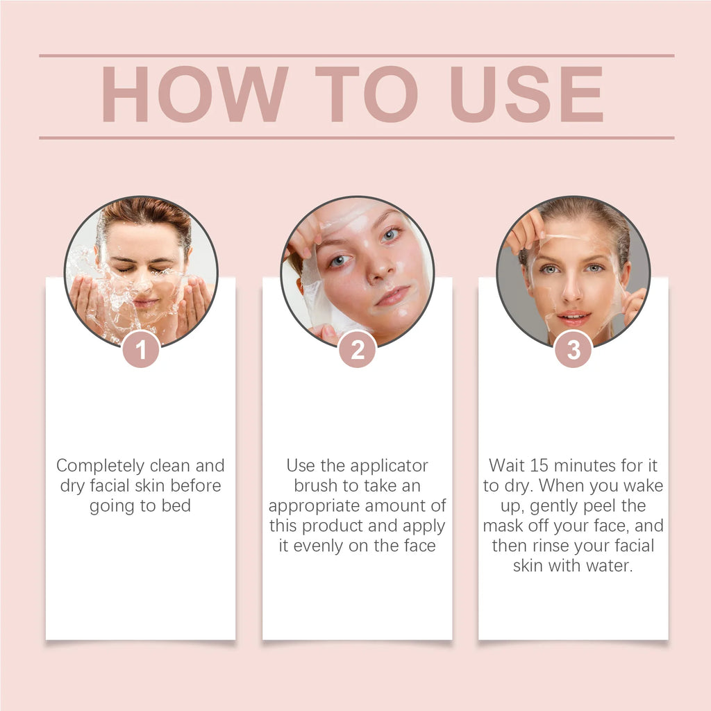 Korean Beauty Collagen Overnight Mask Set - Intense Hydration & Skin Renewal for Radiant Glow