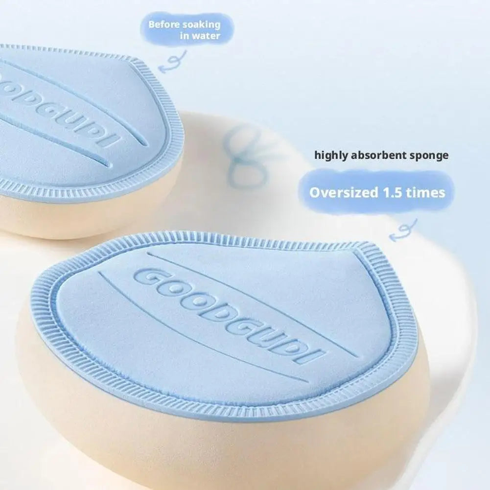 Marshmallow Air Cushion Powder Puff - Versatile Liquid Foundation for Flawless Skin, Wet & Dry Use