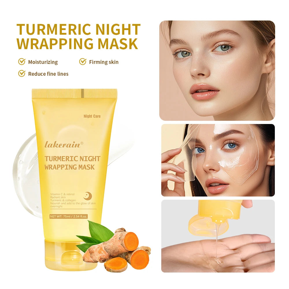 GlowSkin Korean Deep Collagen Peel-Off Mask – Anti-Wrinkle & Lifting Bio Pack for Overnight Skin Renewal