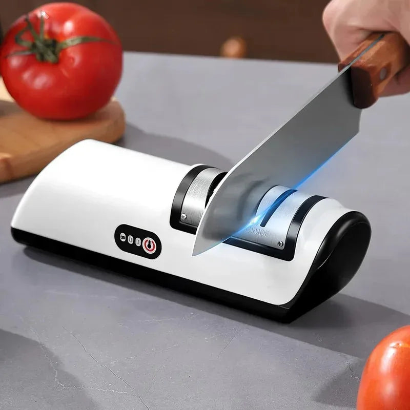 Electric Knife Sharpener - 4 Gears for Precision & Effortless Sharpening in Your Kitchen