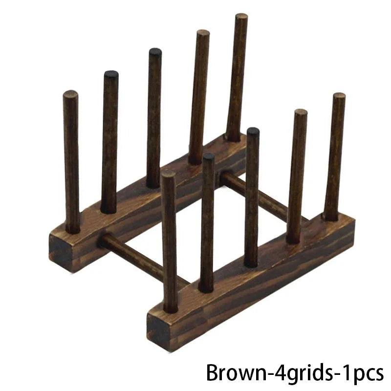 Woodiness Multi-Functional Dish Drying Rack - Space-Saving Kitchen Storage & Organization Solution