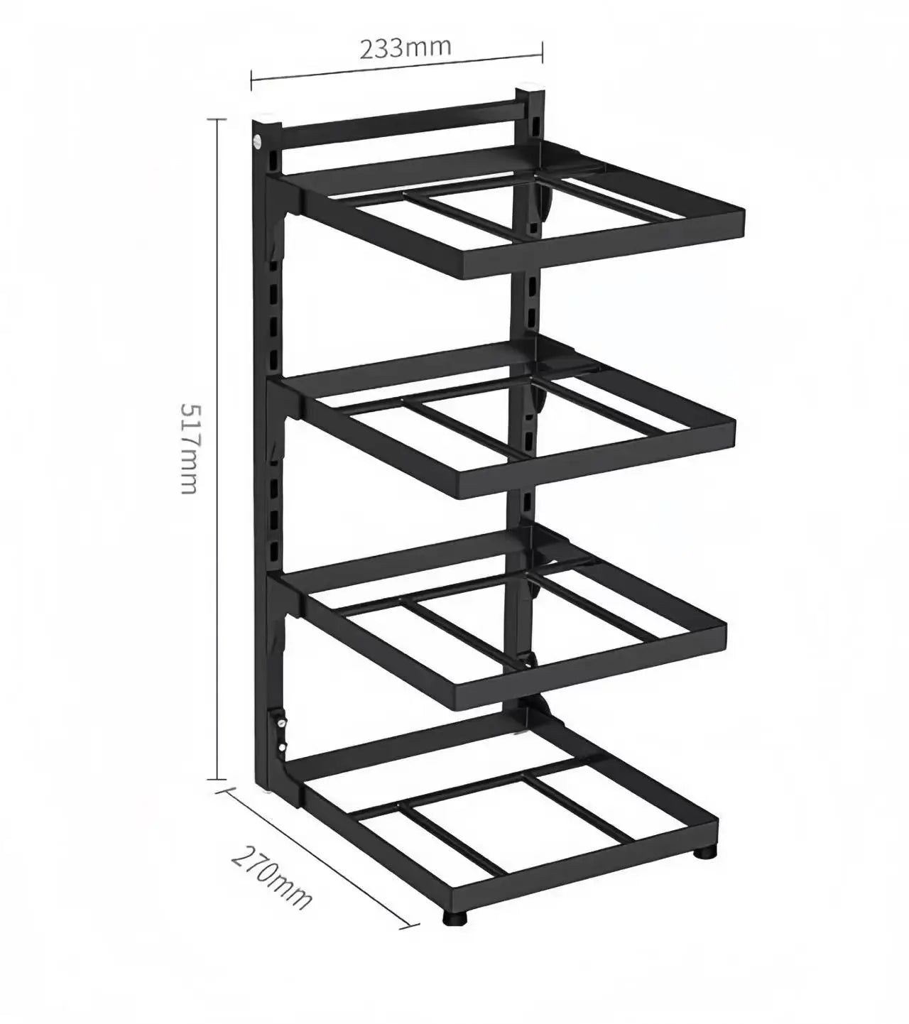 Space-Saving Kitchen Sink Storage Rack | Adjustable Multi-Layer Pot Organizer for Stovetop & Cabinets