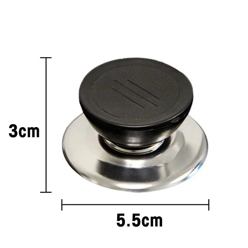 Brilliant Kitchen Universal Pressure Cooker Knob Covers - 4 Durable, Interchangeable Glass Bottom Handle Accessories