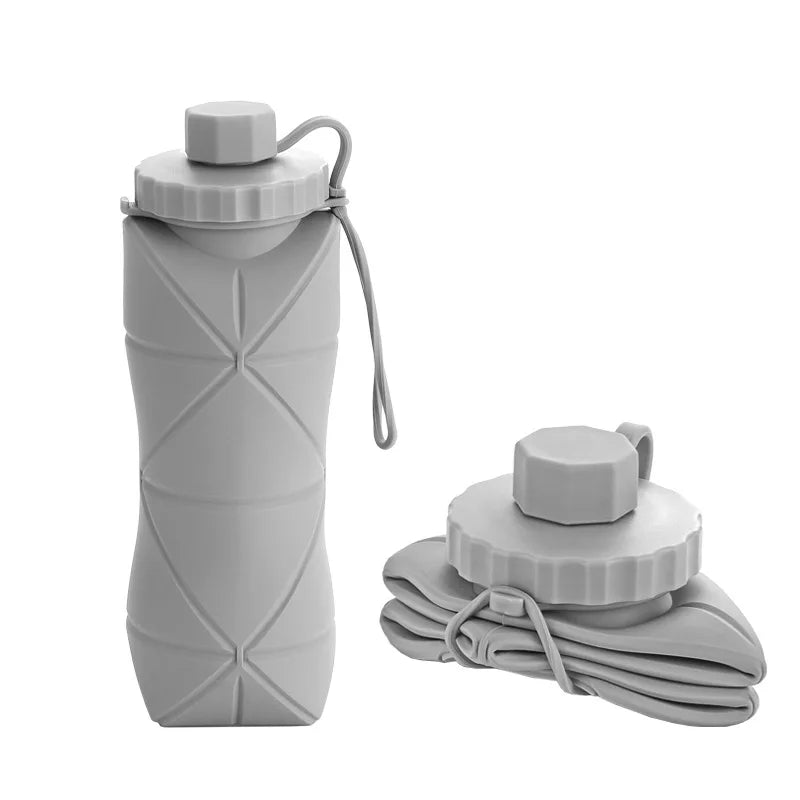 Collapsible & Stylish Silicone Water Cup - Perfect for Outdoor Adventures & Travel!