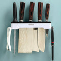 ChefMaster Wall-Mounted Kitchen Knife Holder - Multifunctional Cutlery Organizer for Space-Saving Storage