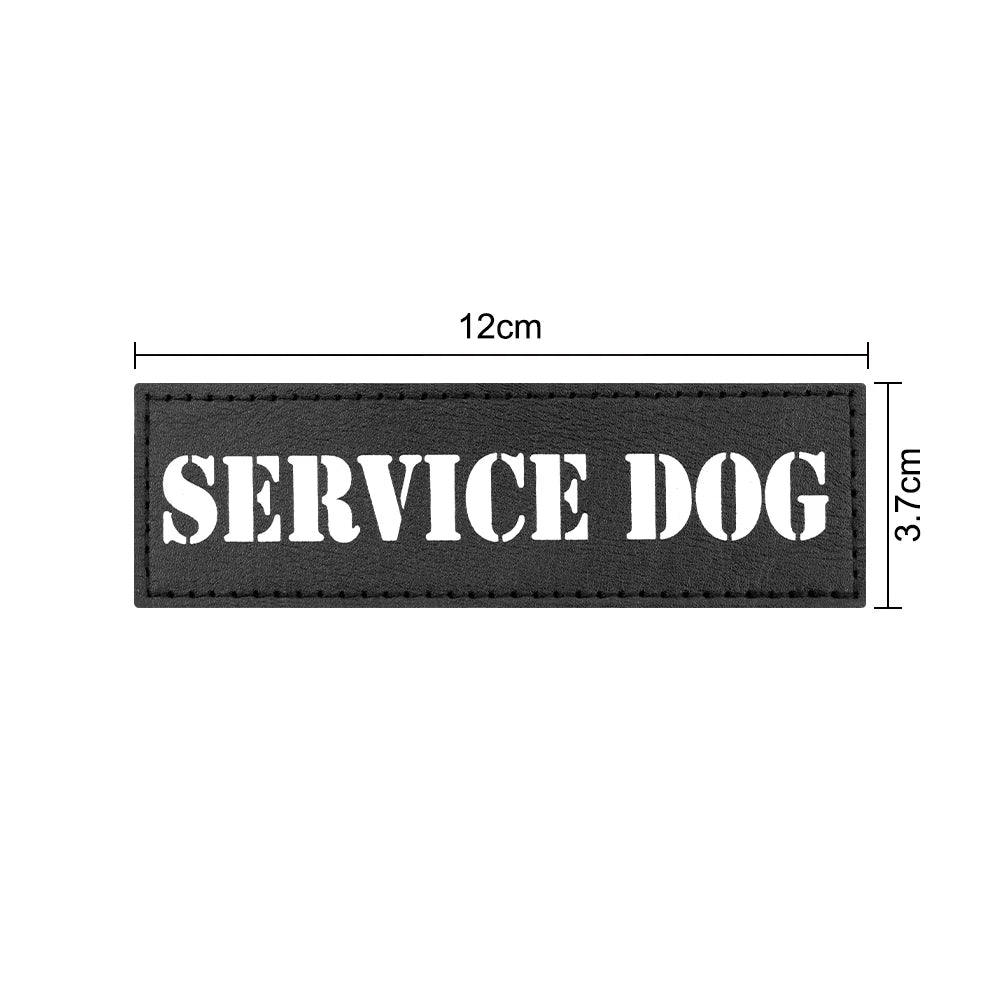 Service Pup Removable Tactical Patch for Service Dog & Cat Vest - Embroidered Design for Training & Identification