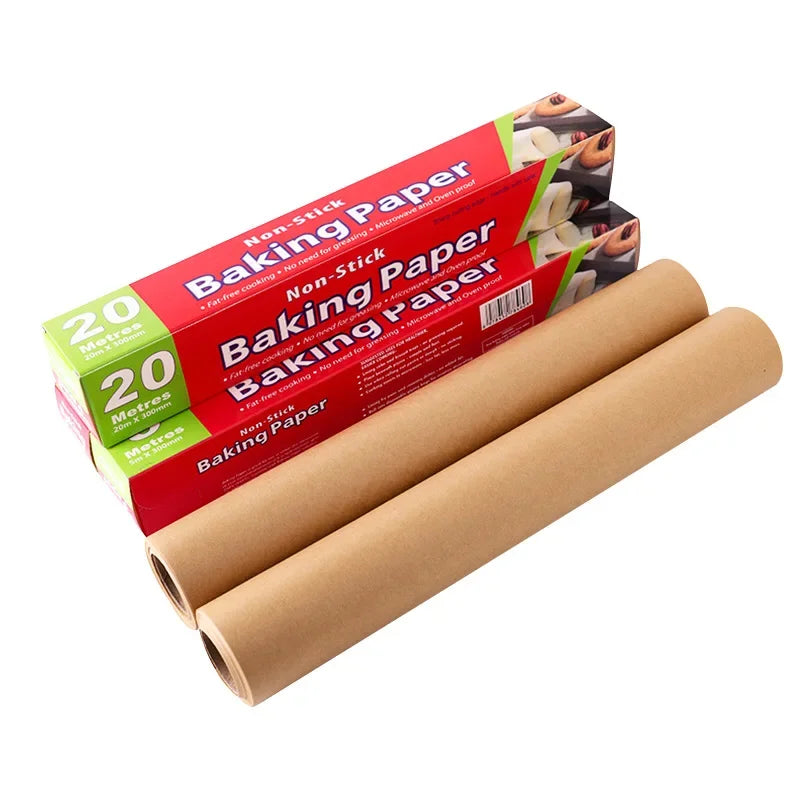 Non-Stick Precut Parchment Paper Baking Sheets for Baking, Grilling, Air Frying, Steaming Bread, Cupcakes, Cookies