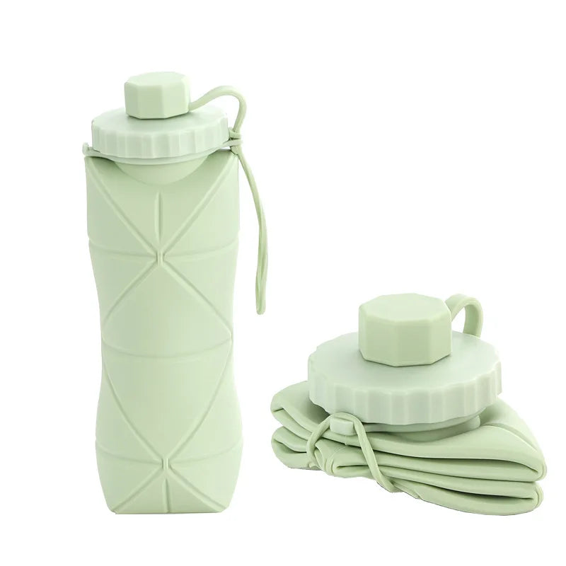 Collapsible & Stylish Silicone Water Cup - Perfect for Outdoor Adventures & Travel!