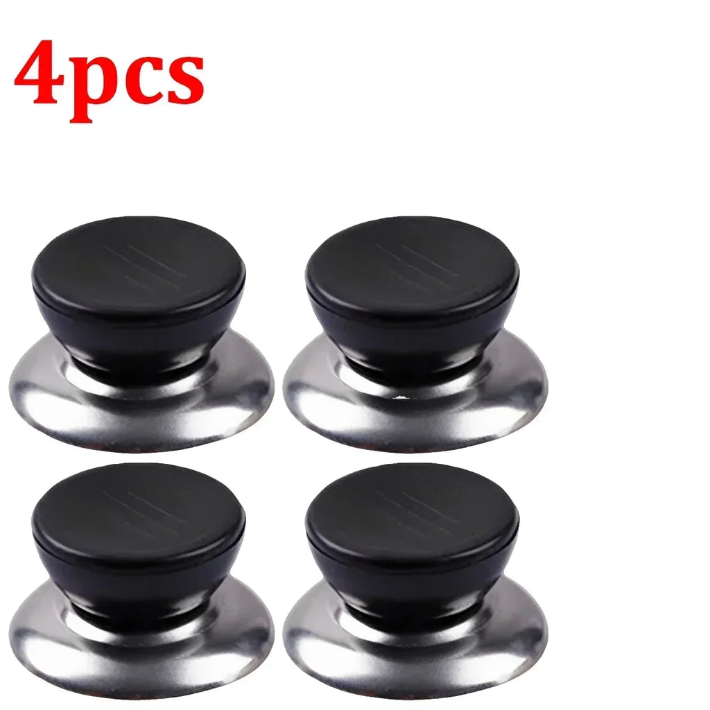 Brilliant Kitchen Universal Pressure Cooker Knob Covers - 4 Durable, Interchangeable Glass Bottom Handle Accessories
