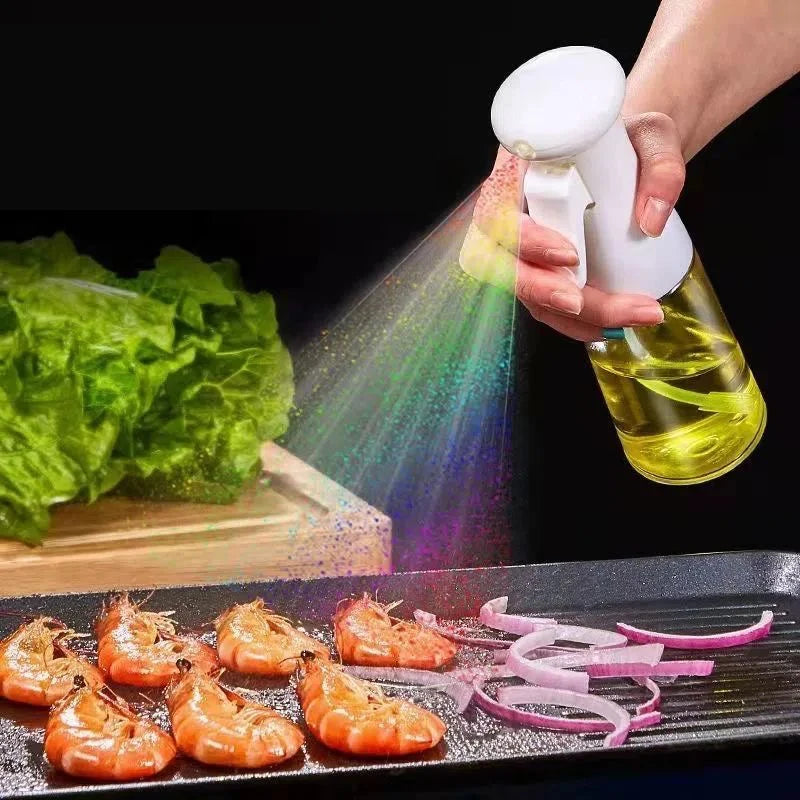 Premium Olive Oil Spray Bottle - Versatile 100/200/300/500ml for Effortless Cooking & Healthy Air Frying