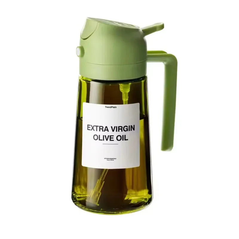 16oz Brown Glass Olive Oil Sprayer Dispenser, Leakproof