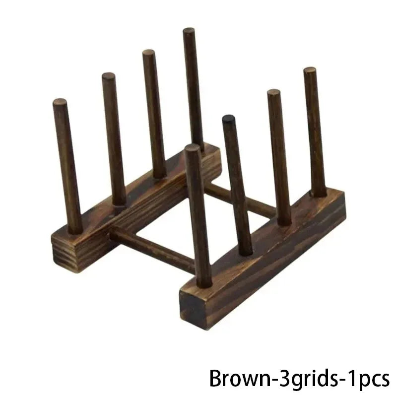 Woodiness Multi-Functional Dish Drying Rack - Space-Saving Kitchen Storage & Organization Solution