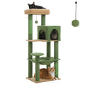 Purrfect Paws Multi-Level Cat Tree with Cozy Condo, Big Hammock & Sisal Scratching Posts for Happy Indoor Kittens