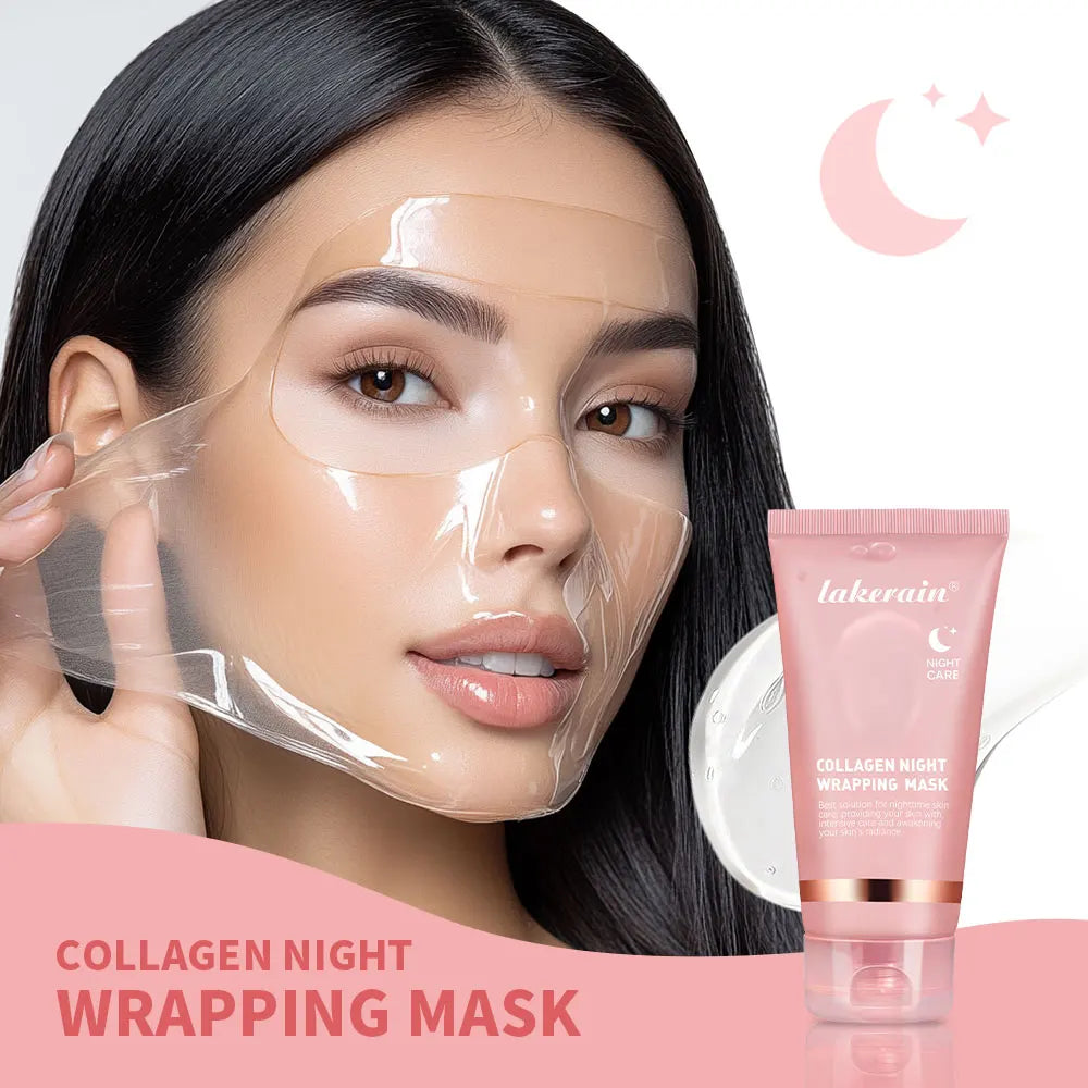 GlowSkin Korean Deep Collagen Peel-Off Mask – Anti-Wrinkle & Lifting Bio Pack for Overnight Skin Renewal