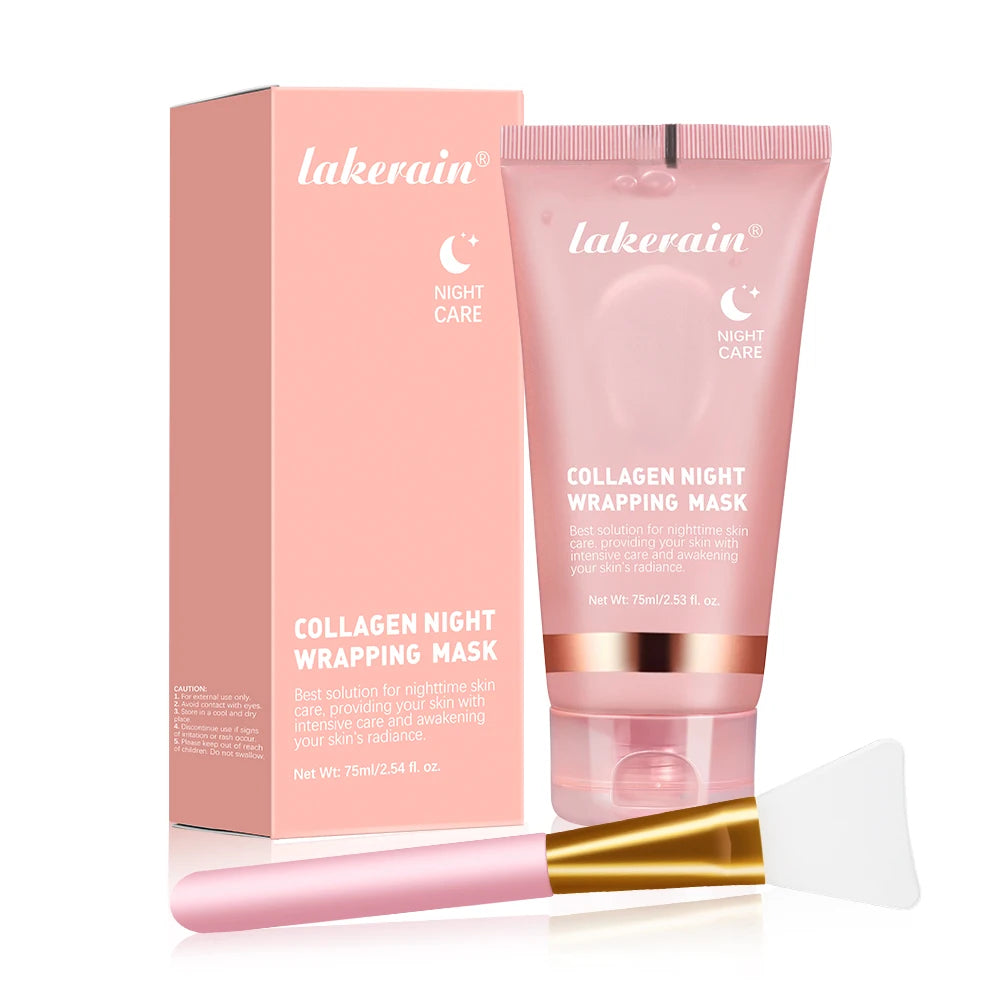 GlowSkin Korean Deep Collagen Peel-Off Mask – Anti-Wrinkle & Lifting Bio Pack for Overnight Skin Renewal