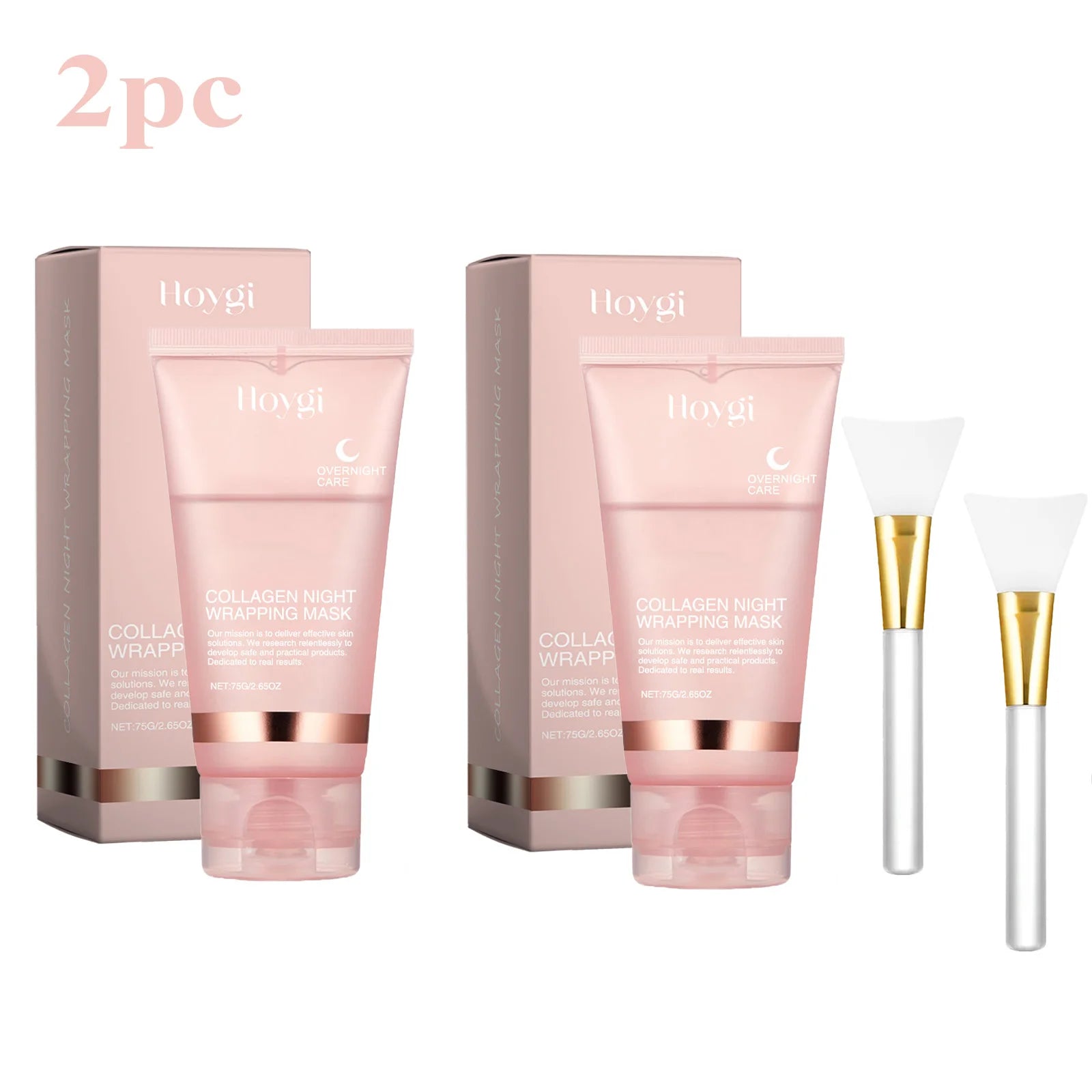 Korean Beauty Collagen Overnight Mask Set - Intense Hydration & Skin Renewal for Radiant Glow
