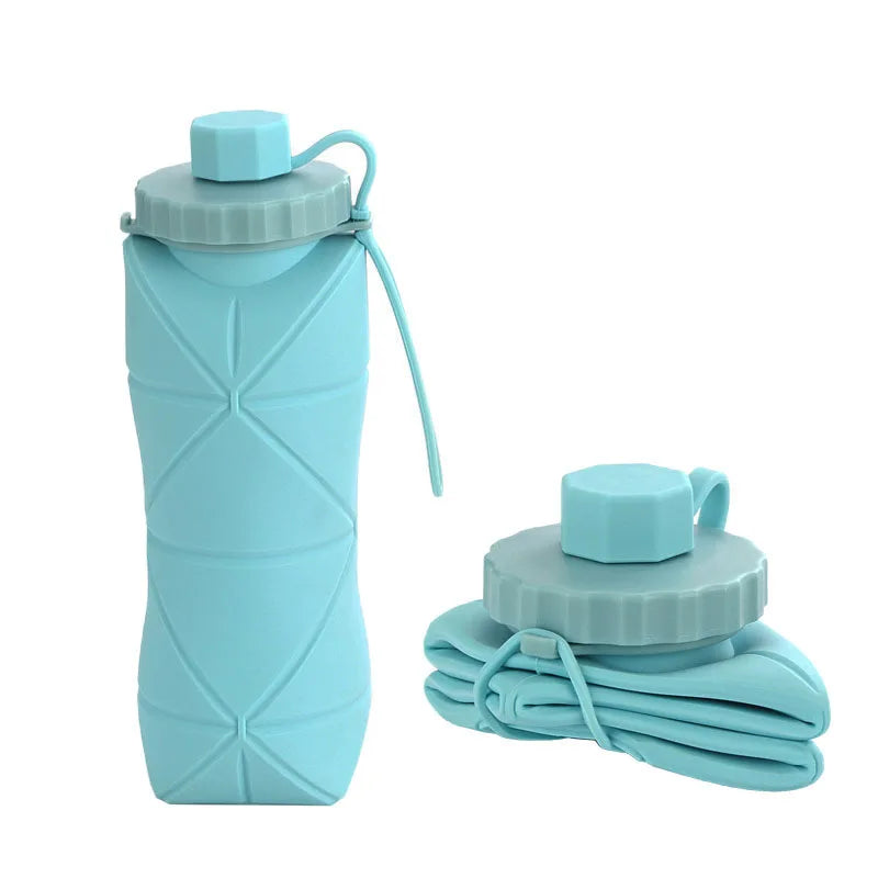 Collapsible & Stylish Silicone Water Cup - Perfect for Outdoor Adventures & Travel!