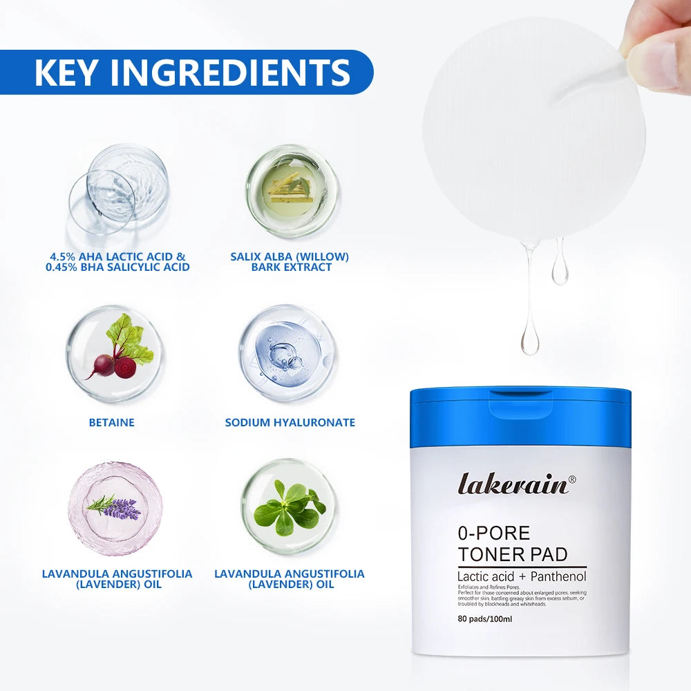 Zero Pore Pad 2.0 Double Textured Facial Toner For Exfoliating And Smoothing Pore Skin Care Pad For All Skin Types 70pcs