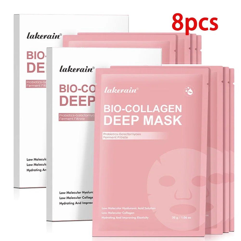 Bio Collagen Overnight Hydrogel Mask - Pore Minimizing & Anti-Wrinkle Treatment for Radiant Skin