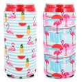 2Pcs Collapsible Neoprene Can Beer Cooler Sleeves Tall Energy/Beer Drink Coolies For 16oz Rockstar , Monster , 500ML beer bottle