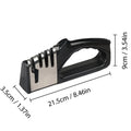 SharpEdge Kitchen 4-Segment Multifunctional Knife Sharpener – Portable Design with Non-Slip Base for Effortless Sharpening