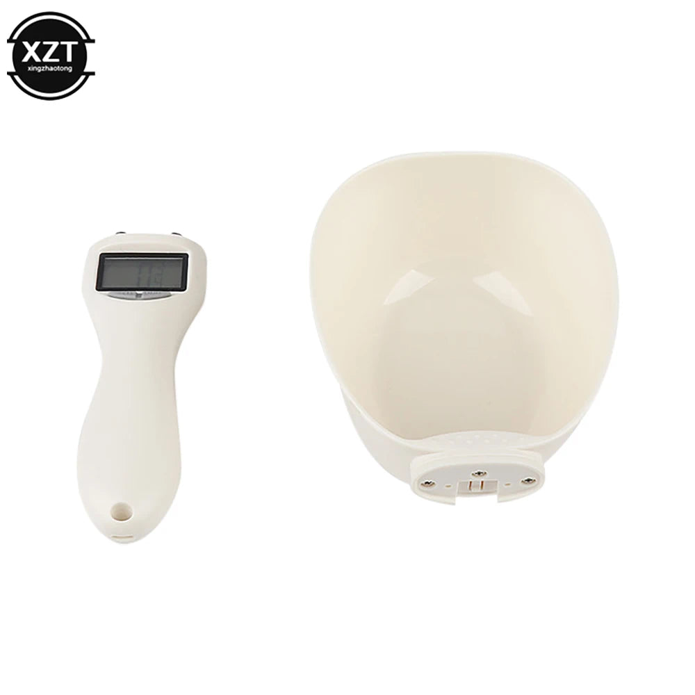 PetBuddy Digital Pet Food Spoon Scale - Precise Measuring Tool with LED Display for Cats & Dogs