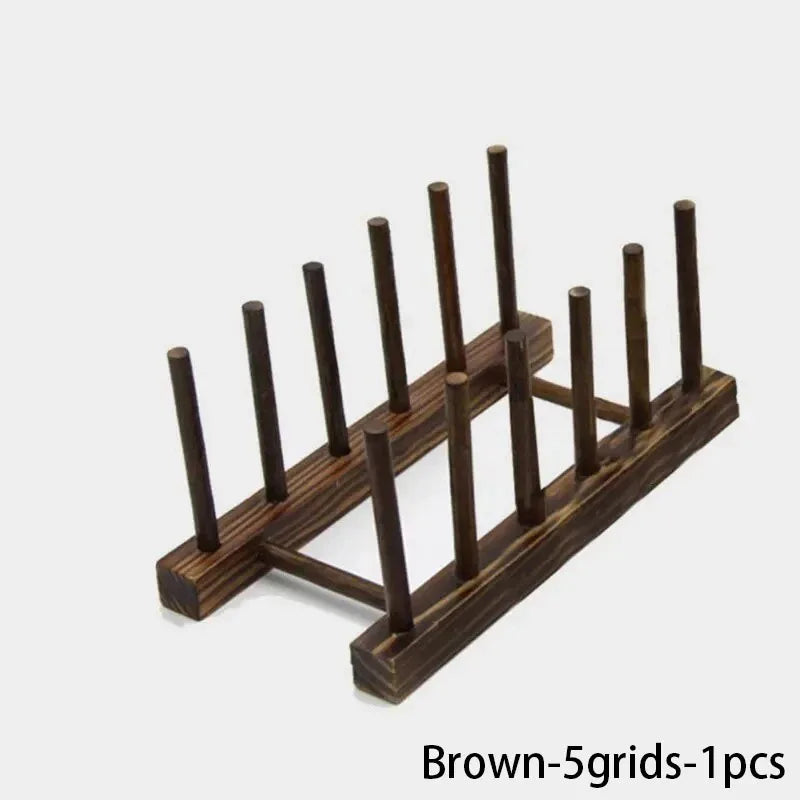 Woodiness Multi-Functional Dish Drying Rack - Space-Saving Kitchen Storage & Organization Solution