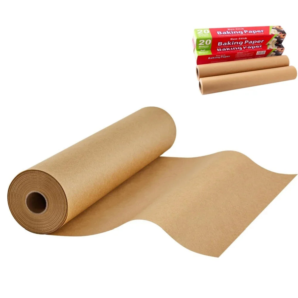 Non-Stick Precut Parchment Paper Baking Sheets for Baking, Grilling, Air Frying, Steaming Bread, Cupcakes, Cookies