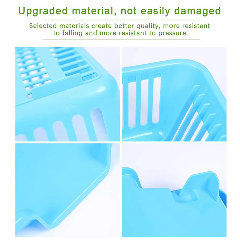ShineBright Kitchen Drainage Rack - Space-Saving Utensil & Dish Organizer with Drainer Board for Effortless Drying