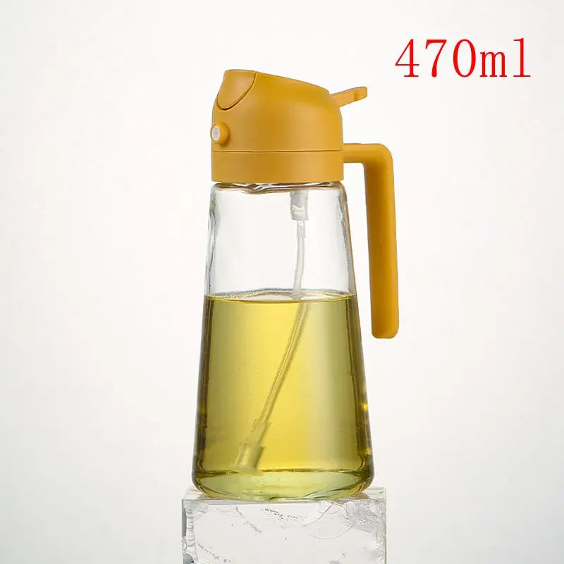 Premium Olive Oil Spray Bottle - Versatile 100/200/300/500ml for Effortless Cooking & Healthy Air Frying