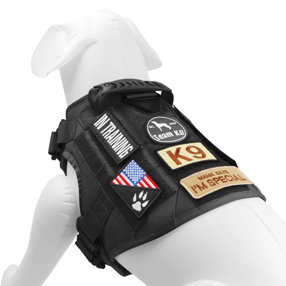 Service Pup Removable Tactical Patch for Service Dog & Cat Vest - Embroidered Design for Training & Identification
