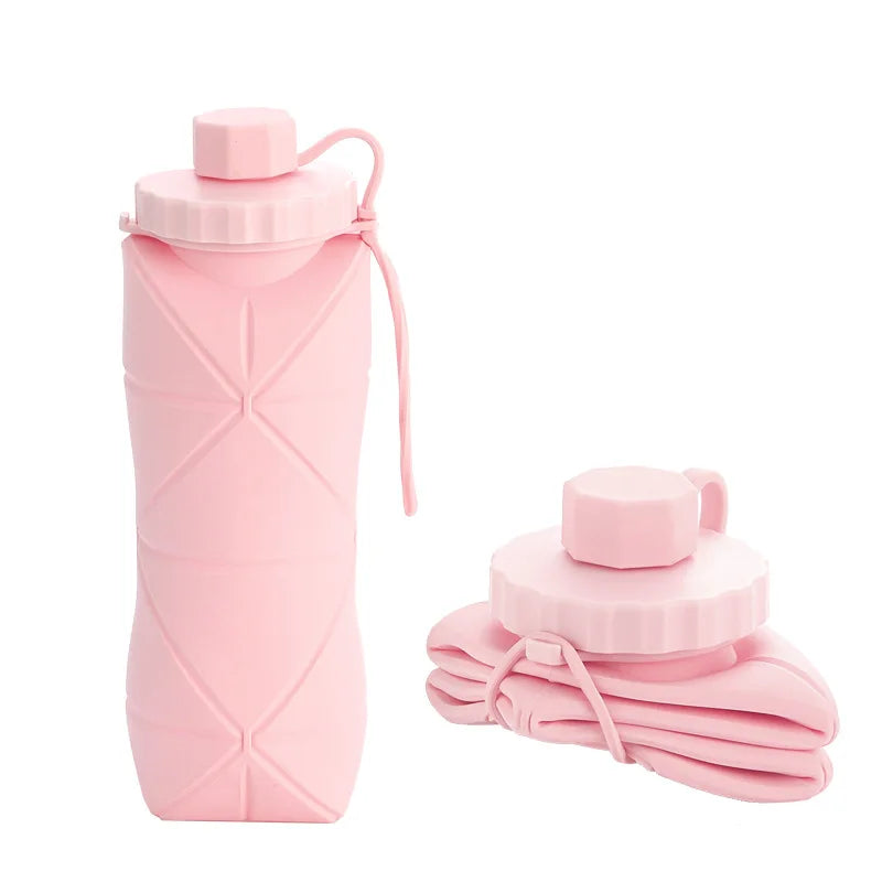 Collapsible & Stylish Silicone Water Cup - Perfect for Outdoor Adventures & Travel!