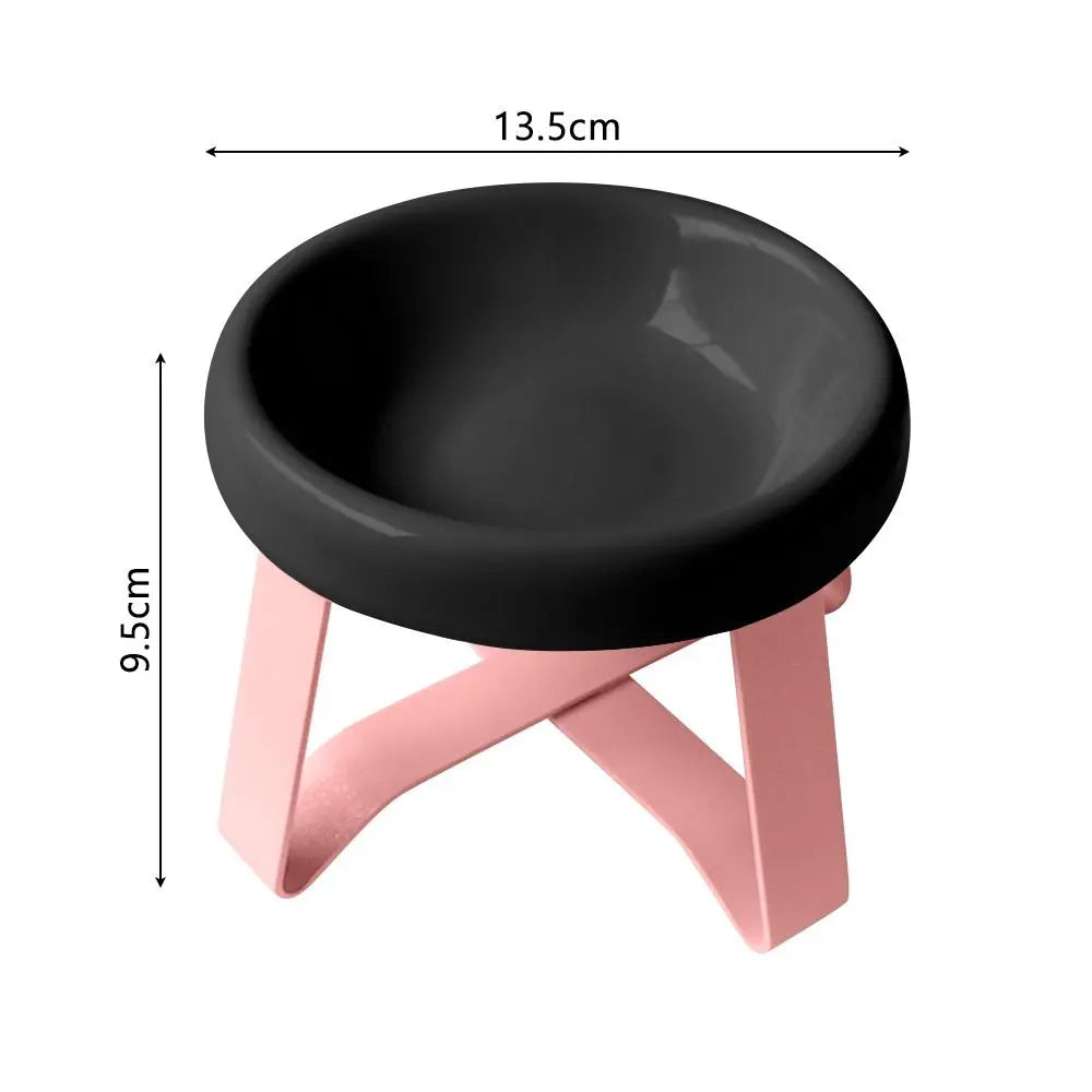 New Spine Protection Elevated Pet Bowl for Cats - Ergonomic Design for Neck Health & Comfort - Pet Supplies