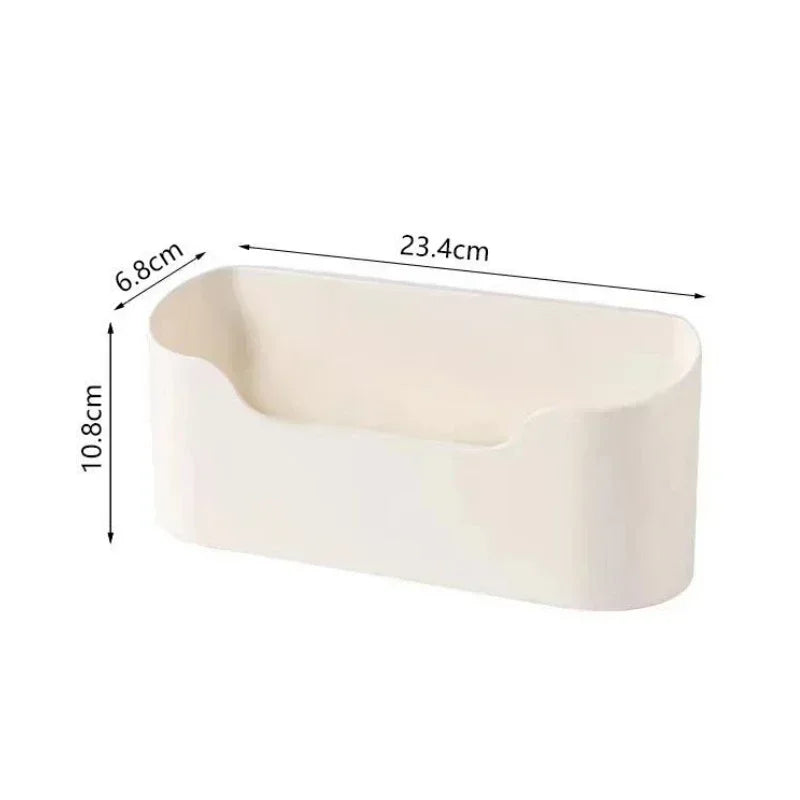 SmartSpace Kitchen Wall-Mounted Storage Rack - Multifunctional Adhesive Organizer for Cabinets, Drawers, and Bathrooms