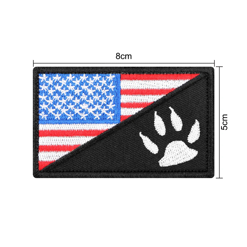 Service Pup Removable Tactical Patch for Service Dog & Cat Vest - Embroidered Design for Training & Identification