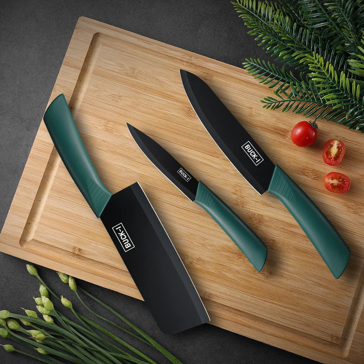 Precision Knife Set – Essential Utility, Chef & Fruit Knives with Protective Covers for Effortless Cutting
