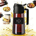 16oz Brown Glass Olive Oil Sprayer Dispenser, Leakproof