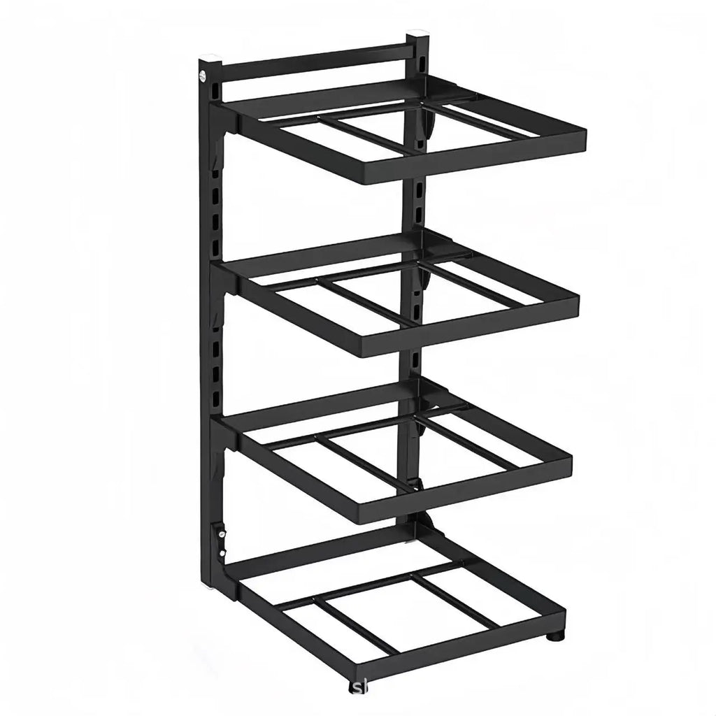 Space-Saving Kitchen Sink Storage Rack | Adjustable Multi-Layer Pot Organizer for Stovetop & Cabinets