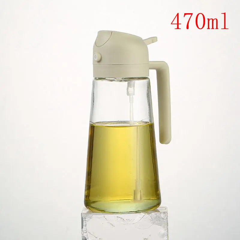 Premium Olive Oil Spray Bottle - Versatile 100/200/300/500ml for Effortless Cooking & Healthy Air Frying
