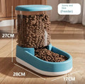 Automatic Pet Water & Food Dispenser - Effortless Gravity Flow Feeder for Happy Cats & Dogs