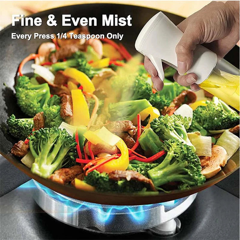 Premium Olive Oil Spray Bottle - Versatile 100/200/300/500ml for Effortless Cooking & Healthy Air Frying