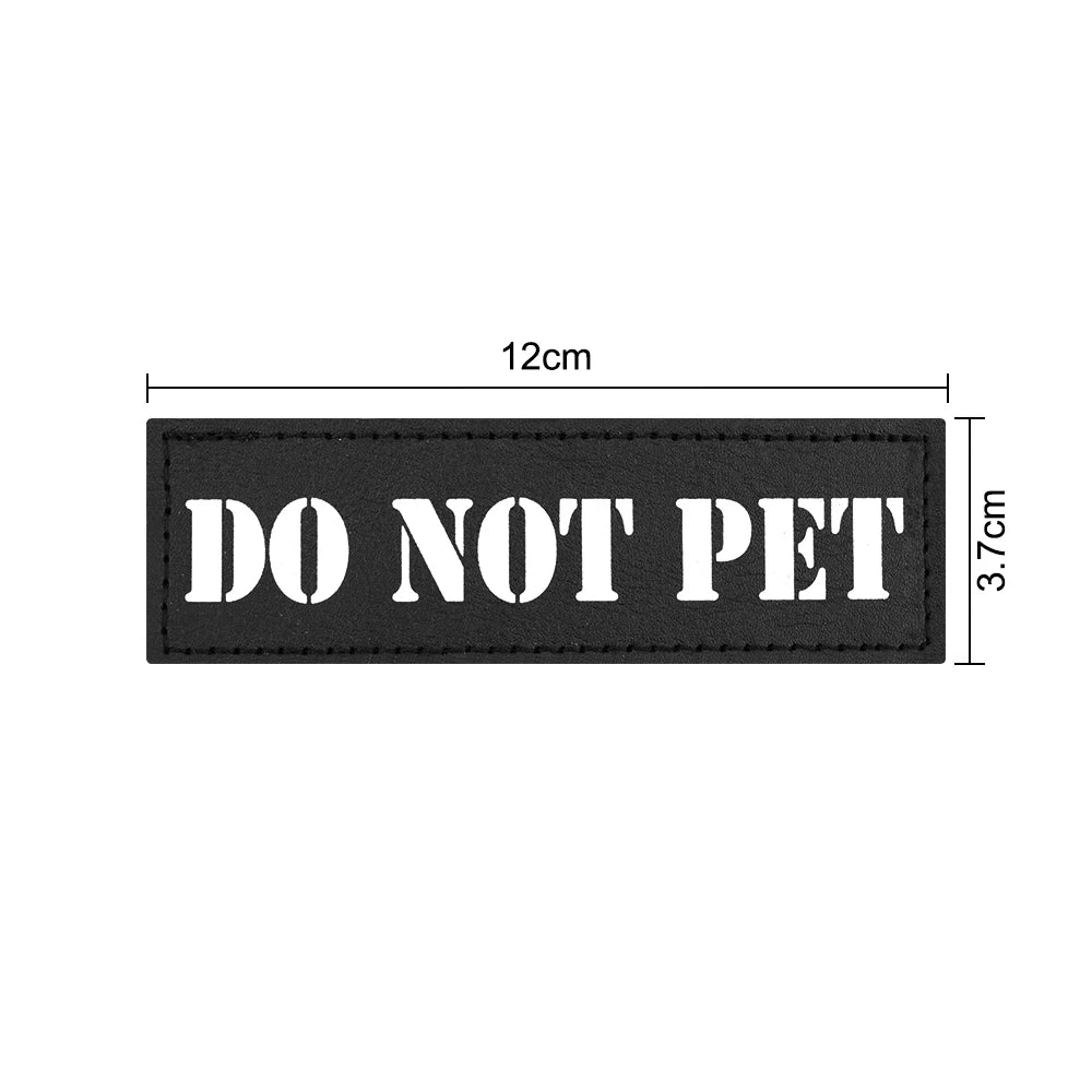 Service Pup Removable Tactical Patch for Service Dog & Cat Vest - Embroidered Design for Training & Identification