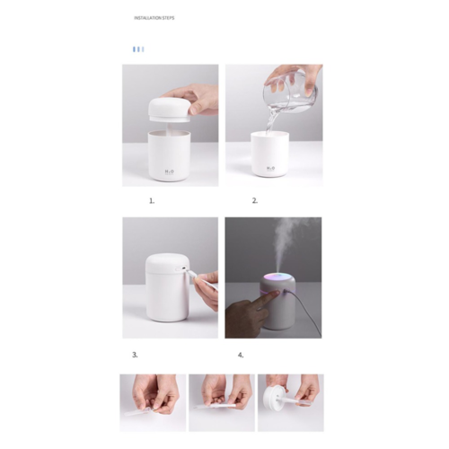 Compact & Powerful Humidifier: Transform Your Car & Home with Essential Oil Diffuser!